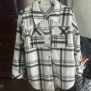 Flannel button up long sleeve shirt  size M. Great condition